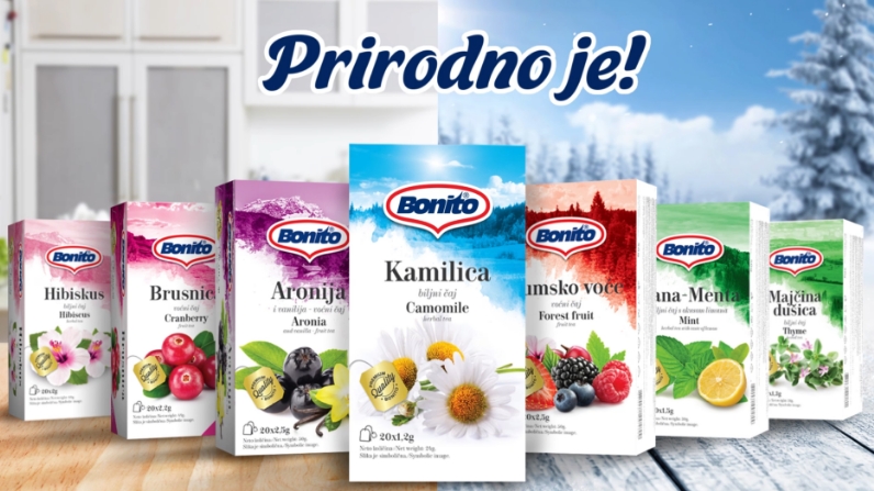 Bonito čajevi, prirodno je